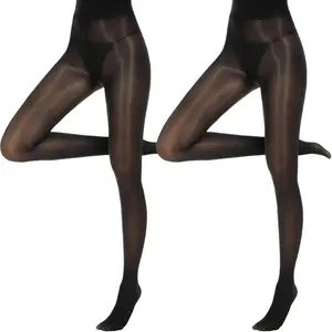 Agerose Silky Sheer Tights | High Waist Stretch Pantyhose | Shimmering Nylon Stockings | Versatile All-Season Legwear
