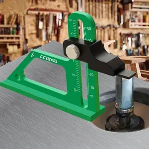 Double Scale Height Gauge - Woodworking Height Gauge Precision CNC Machining Depth Gauge, Woodworking Square Protractor, Woodworking Tool Setting Gauge Table Saw Planer Drilling Machine Band Saw Setting Block