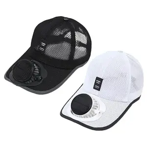 Summer Fan/ Sun hat Women Men Fan Baseball Hat Strong Wind Cooling Sun Protection Fan Solar Charging Fan Cap