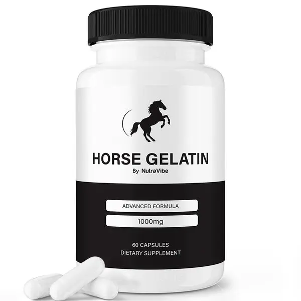 Horse Gelatin Capsules - HorseGelatin Advanced Natural Dietary Supplement