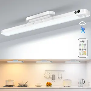 WILLED Rechargeable LED Light Bar with Remote control , 3 Color Temperatures  Dimmable sensor lighting , Magnetic Stick-On Installation for Vanity Mirror, Desk, living room, Under Cabinet, kitchen,Closet, Bathroom, Shelf, Study, Makeup Station, Gift Ideas