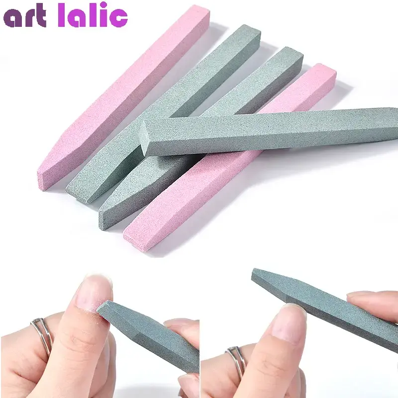 Professional Nail Art Cuticle Pusher Set Quartz Scrubs Stone Cuticle Stick Pen & Spoon Manicure Care Kit Nail Polishing Tools