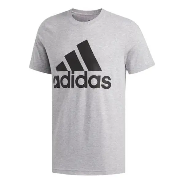 ADIDAS Badge of Sport Men's Gym Graphic Tee - Eco-Friendly Imported Gym Performance Top, Comfortable Fit, Versatile Style, Ideal for Fitness Training Wear, Gym‑To‑Night Wear