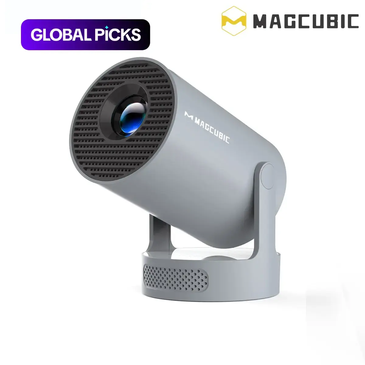 Magcubic HY300Pro+ 290 ANSI Android 14 Portable Short Throw Home Video Projector, 0.8:1 Short Projection, Native 1280x720p, WiFi 6, Bluetooth 5.4, Home Cinema Mini Smart Wireless Projector #GLOBAL PICKS