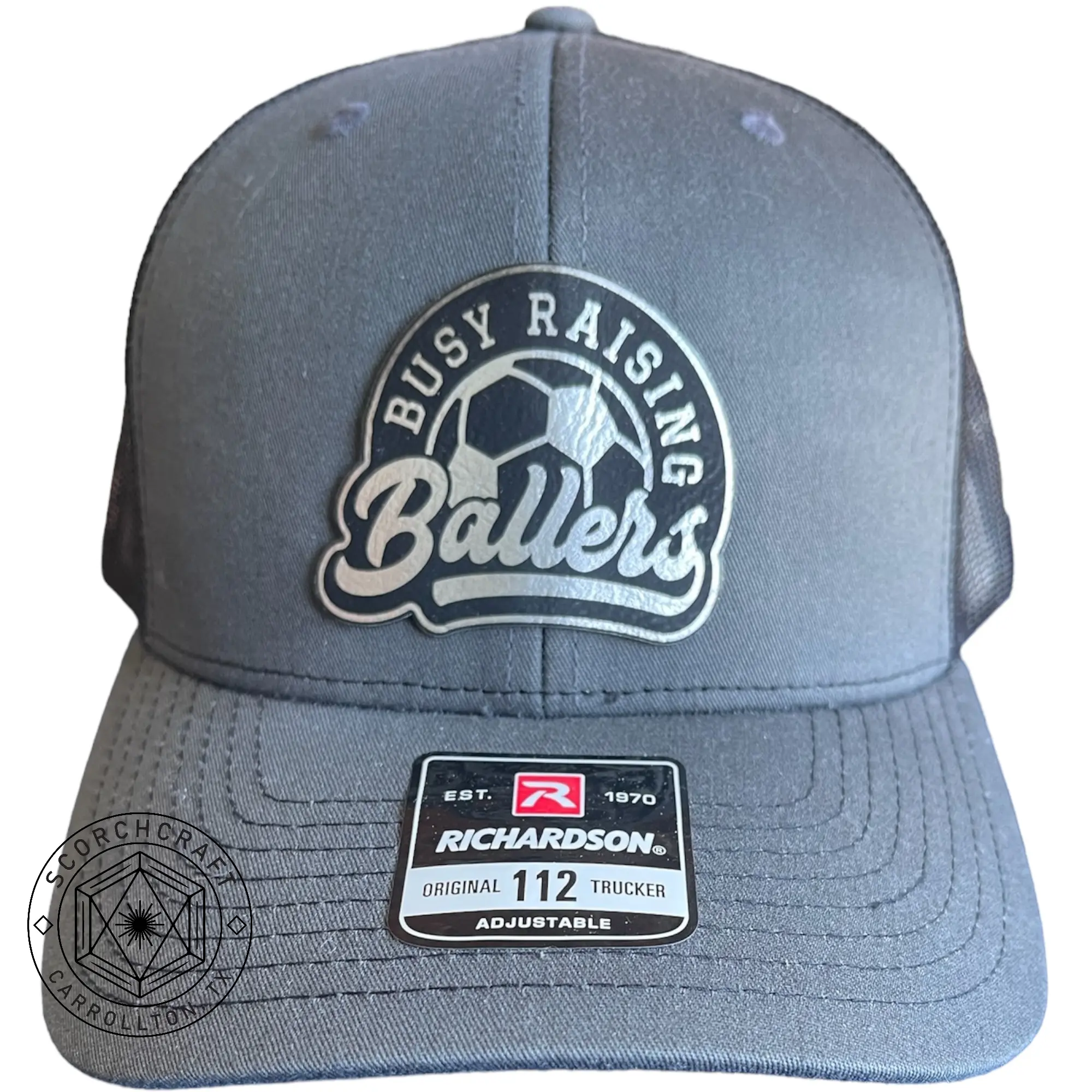 Raising Ballers - Soccer Edition - Richardson 112 with Black/Silver Premium Patch