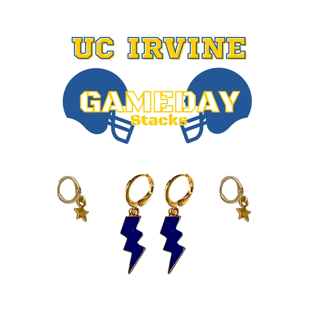 University of California, Irvine Classic Gameday Earring Stack For  Anteaters Game Day