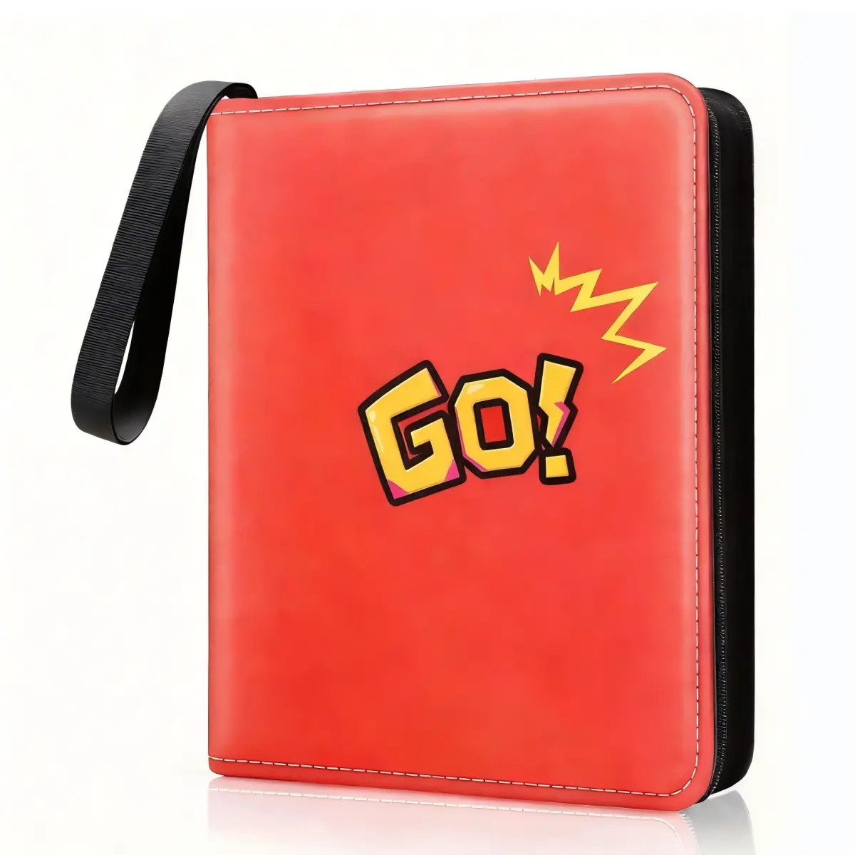 Premium Collectible Trading Card Albums, Card Binder Fits 900 Cards with 50 Removable Sleeves, Display Game Card Case book Holder, 9 Grid School Zipper Binders