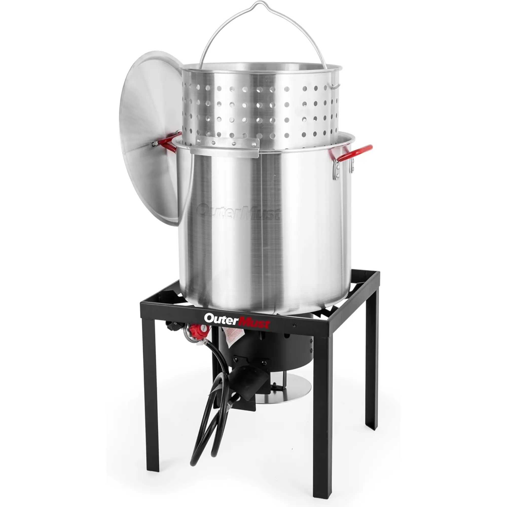 OuterMust SK60-01 Seafood Boiling Kit With Seafood Boil Pot And Steam Basket
