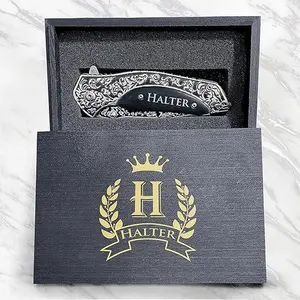 Stainless Steel Pocket Knife Pocket Folding Knife + Customized Handle for Hunting, Camping, Fishing, Hiking, Outdoor Activities