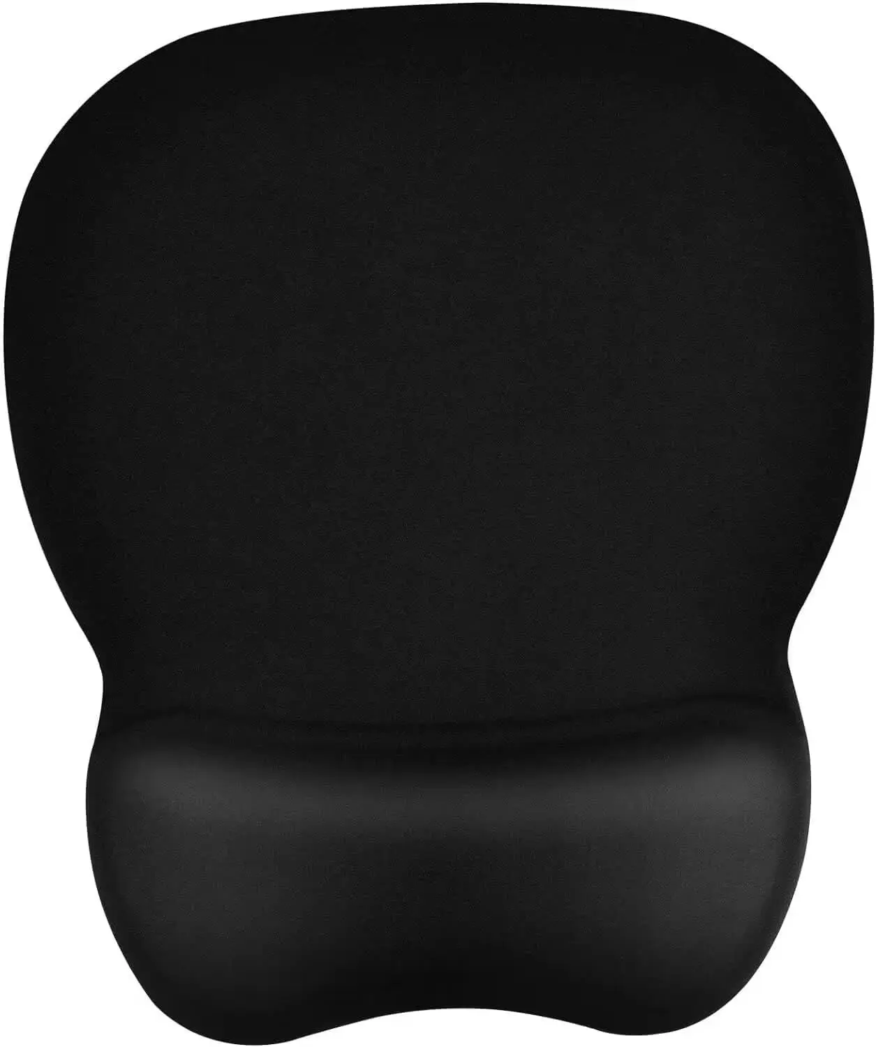 Ergonomic Mouse Pad with Wrist Rest, Memory Foam Support Mousepad | Non-Slip Base for Computer, Cafe, Home & Office, 9.64 x 8.26 in Office Desk Accessories, Carpal Tunnel Relief