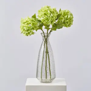 Real Touch Lime Green Hydrangea Bloom Single Stem Spray - 27"