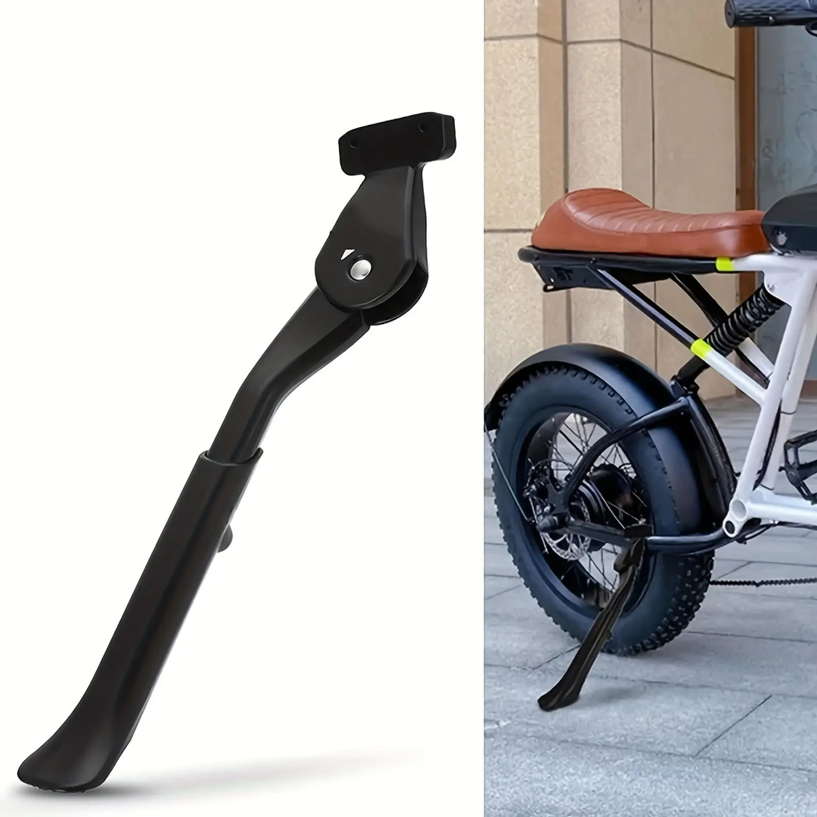 2024Super73 Aluminum Alloy Foot Pedal Kickstand for S1/S2 Electric Dirt Bike - Adjustable Height, Ergonomic Design, Lightweight & Durable Off-Road Stability, Easy Install2025