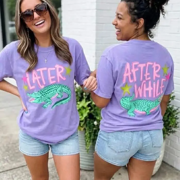 Later gator/ after while comfort color graphic Tshirts!