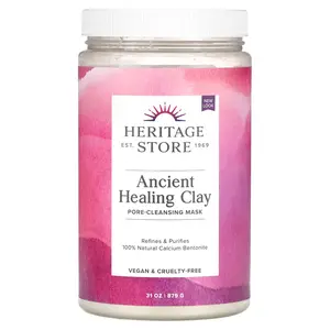 Heritage Store Ancient Healing Clay, Pore-Cleansing Beauty Mask, 31 oz (879 g)