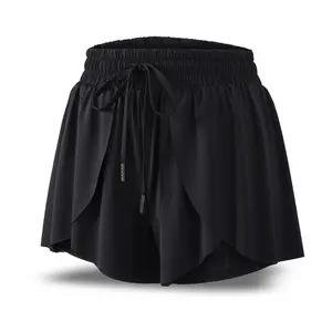 Women’s High-Waist Butterfly Cut Sport Shorts，2 in 1 Flowy Running Shorts for Women Gym Yoga Workout Athletic Tennis Skirt Sweat Short Skort Cute Trendy Clothes Summer