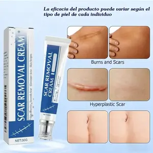 Professional Scar Removal Cream, AdvancedSilicone Skin Repair Gel for Burn,Acne Old Scar Removal Cream for Face & Body | Fades DarkScars