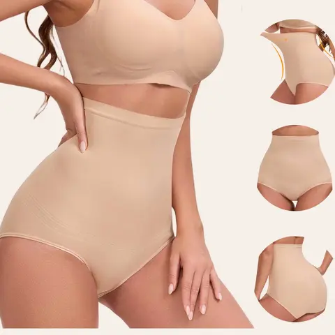 Imily Bela [Tummy Control Shapewear for Women ] High Waisted Shaping Underwear, Seamless Body Shaper Panties Girdle