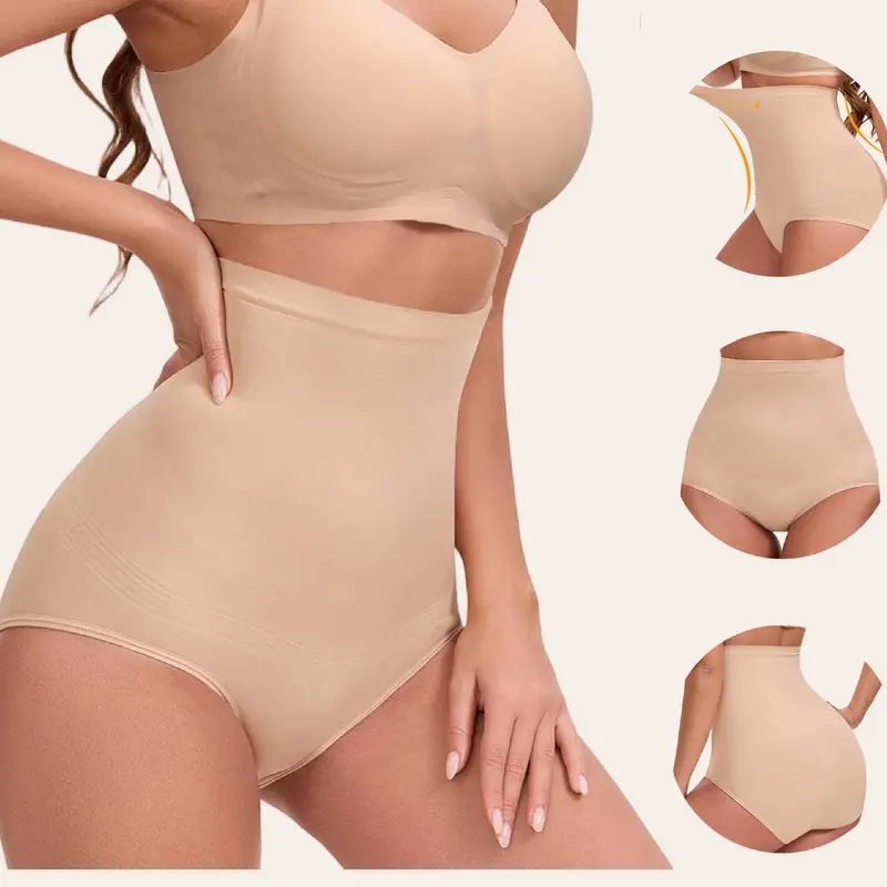 Imily Bela [Tummy Control Shapewear for Women ] High Waisted Shaping Underwear, Seamless Body Shaper Panties Girdle