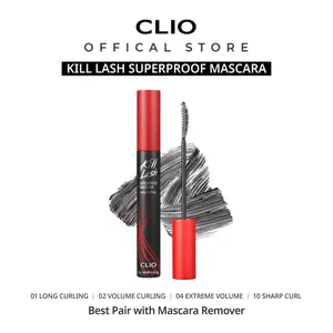 [CLIO Official Shop] CLIO Kill Lash Superproof Mascara | Makeup Cosmetic | Waterproof and Smudgeproof | Long-lasting | Mascara, Eyeliner, and Remover