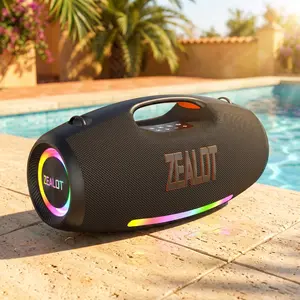330W Maximum power Bluetooth Speaker Waterproof Outdoor Portable Boombox Stereo Bass Subwoofer 48000mAh Battery for 60H Playtime Support TF Card USB Wireless 3.5mm AUX for Home Car Party Beach - Audio Connection Smartphone