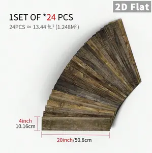 24pcs Rustic Style Wood Grain Stickers Ceiling Decoration Peel And Stick Home Decoration Thickened Rustic Wooden Backsplash Self Adhesive Pe Wall Sticker Waterproof Decoration Wallpaper Easy To Apply 4x20 Inches Wall Hanging Deco