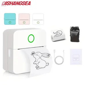 Portable Photo Printer, Mini Thermal Photo Printer with 1 Roll Paper, Instant Printing Photo Printer for Home Office School