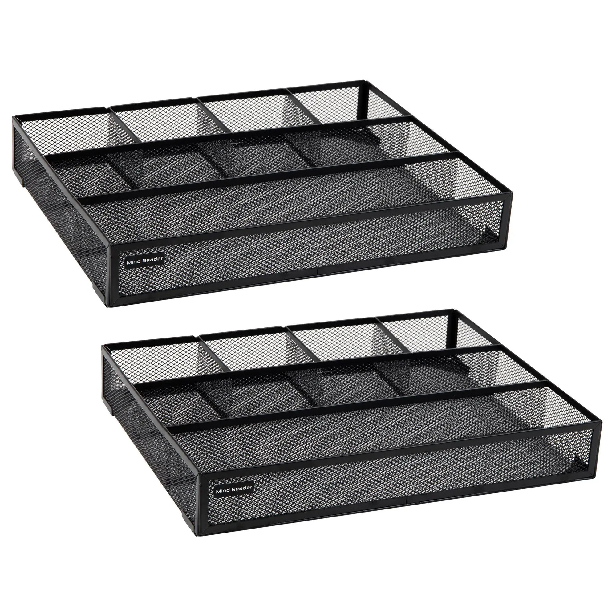 Mind Reader Organizer, Desk Org, Utensil Organizer, 2-Pack