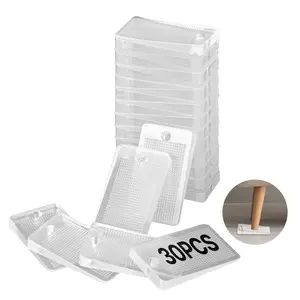 fathersdaygift  VEVOR Furniture Leveling Shims, 30 PCS 1.97x 1.16x 0.22 inch Non-Skid Clear Plastic Pads, Easy-to-Cut Furniture Leveler, Ideal Shim Leveler for Couch, Refrigerator, Table Legs to Avoid Wobbling
