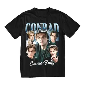 Camiseta Retro Conrad Fisher de algodón Vintage para hombre y mujer, camisetas de manga corta de Hip Hop a la moda, camiseta informal Unseix de algodón