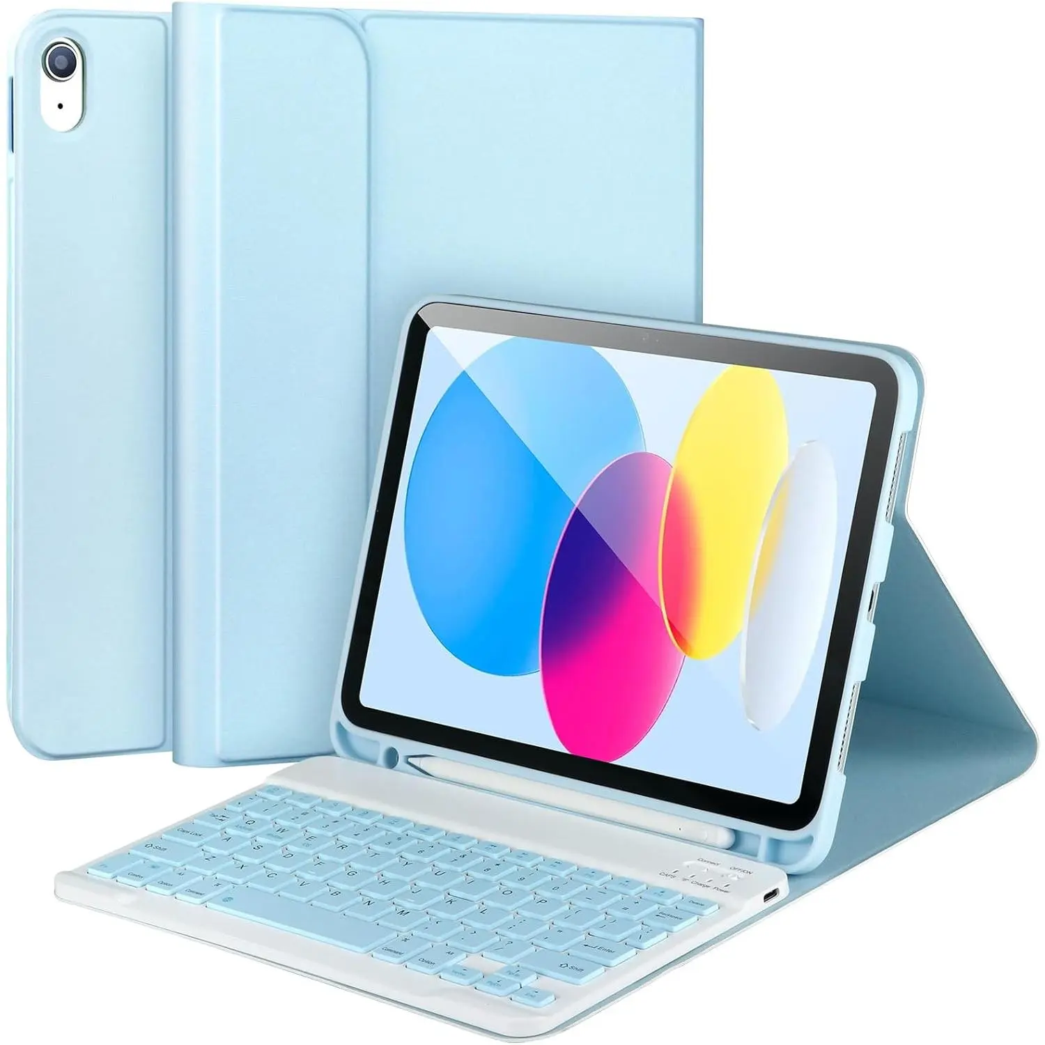 Keyboard Case for iPad (11th/10th Gen) – Detachable Bluetooth Keyboard