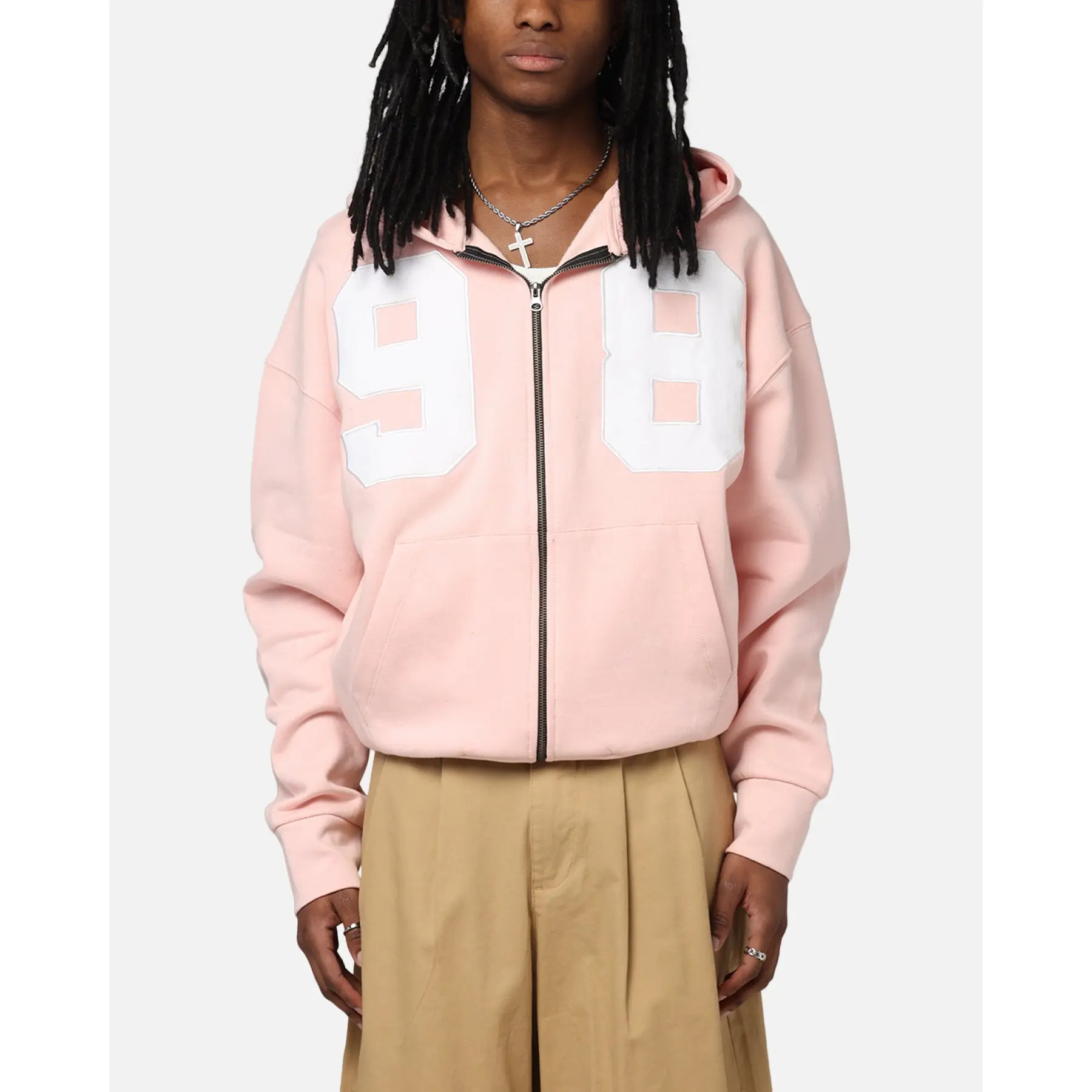Loiter Cosmos Zip Hoodie Pink