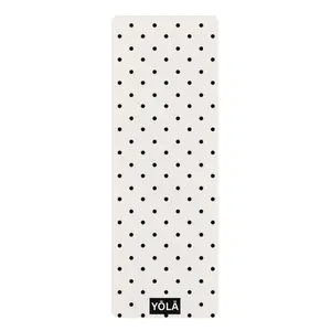 Polka Princess Mat 24"x70" Anti-Slip Bottom Edge-to-Edge Print Polyester Microfiber Suede Top Lightweight 3mm Thick