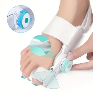 TENICORE Bunion Correction Tool - Adjustable Knob Splint, Orthopedic Toe Straightener with Anti-Slip Heel Strap, Left/Right Ft Pain Relief & Healthcare Support