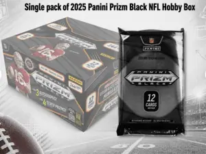 2025 Prizm Black Football Hobby Pack