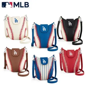 MLB Baseball Crossbody Bag for Women,Lightweight Shoulder bag for Game Day Essentials & Casual Fan Gear,Waterproof Leather,Purses with Zipper Closure,Perfect Gift, 105