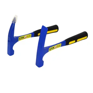 High-Quality Steel Forging Geology Hammer, Heavy Duty Professional Exploration Tool, Sharp Head/flat Head, Dual Color Options Available, Hand Tools