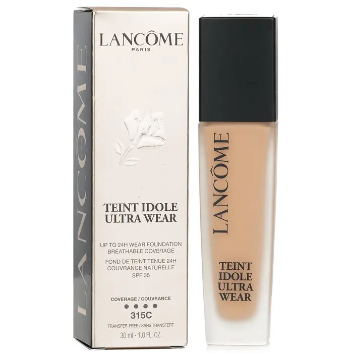Lancome Teint Idole Ultra Wear Soft Matte Foundation - #315C, Oil-Free Cosmetic, Smoothing Makeup Product, Flawless Base