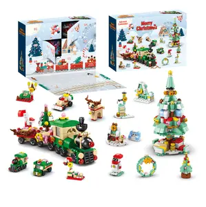 2025 Christmas Advent Calendar – 12-Day Countdown, 605 PCS STEM Building Blocks, Fun Gifts & Kids Toys, Holiday Kid Gifts & Desktop Decorations, for Ages 10+