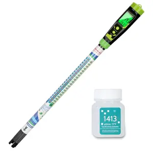 Truncheon Nutrient Meter for Hydroponics, PPM Meter for Nutrients Digital Water Tester EC TDS Tester(EC/PPM500/PPM700/CF) Specifically Designed for DWC,Reservoir, Aquaponics, Indoor  Grow