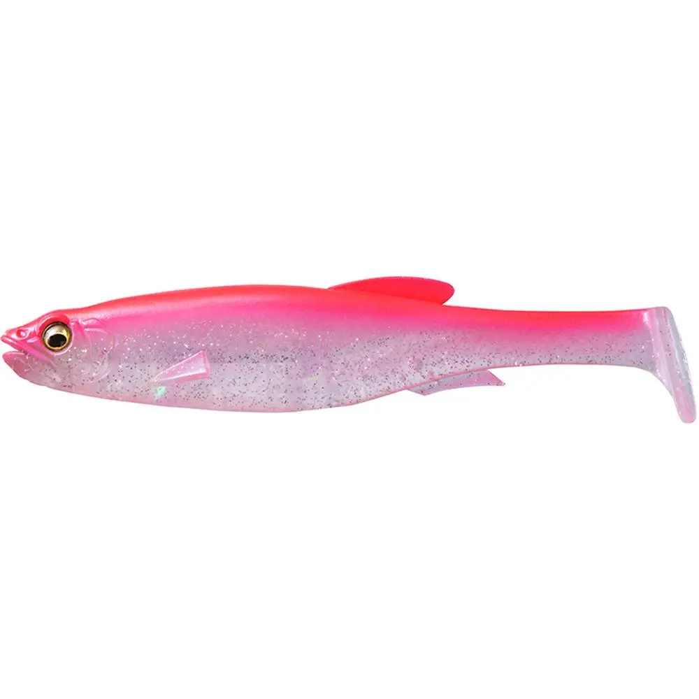 Megabass Magdraft Freestyle Fishing Lure - 5-Inch Un-Rigged Soft Plastic Paddle Tail Swimbait with Customizable Rigs, Natural Shape, Stability Fins, Fishing Lures, Artificial Fishing Lure, Structure