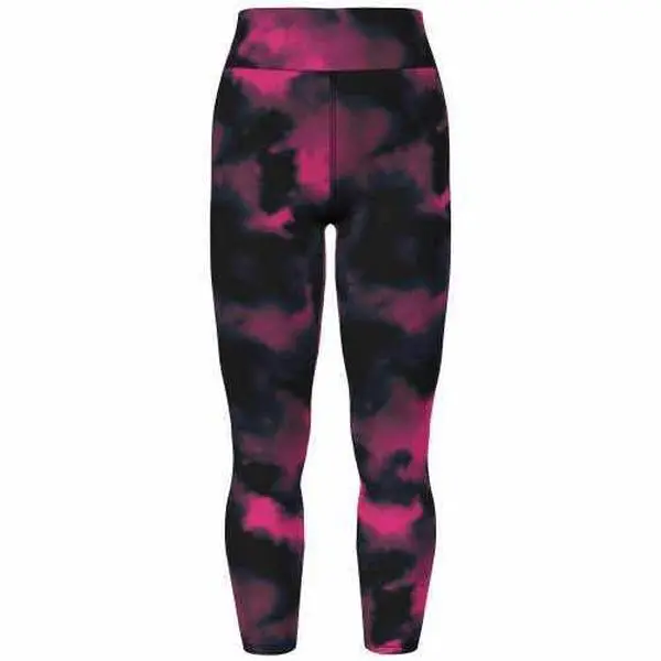 LuLaRoe Leggings for Women, Full Length Black Fuchsia Wash Polyester Spandex Fabric, Buttery Soft Casual Bottom with Ultra-Stretch, Women's, Elastane, High Stretch, Ultra-Fit Waist, Buttery Smooth