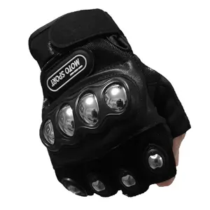 Men’s Tactical Half-Finger Knuckle Cover Gloves - Steel Shell Protection, Anti-Slip, Breathable, Impact Resistant for Motorcycle Riding, Combat, Outdoor Sports