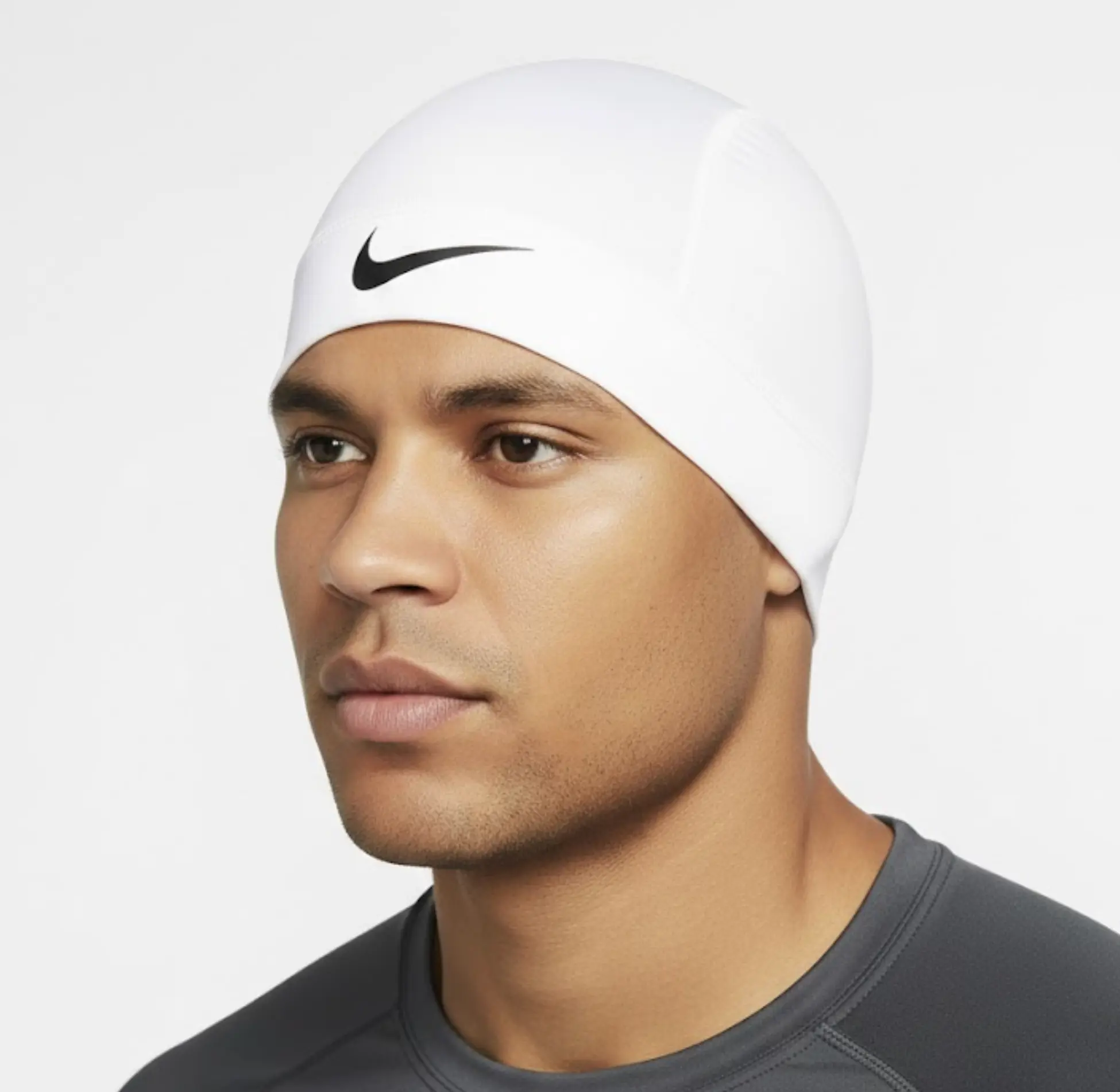 Nike Pro Dri-FIT Skull Cap Black/White Unisex Training Beanie Hat - Lightweight Moisture-Wicking Athletic Headwear
