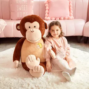 IKASA Large Monkey Stuffed Animal Plush Monkey Toy for Children (Brown, 30 inches)