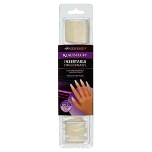 Americanails RealisTech Insertable Fingernails, 100ct, Beauty Products for Nail Care & Nail Art Decoration