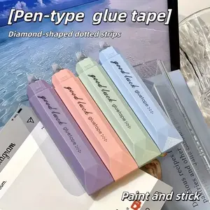 5PCS High-Adhesion Double-Sided Tape Pen - Gradient Tape Roller, Erasable Gel Pen - Home & Festive Party Supplies for Gift Wrapping, Scrapbooking