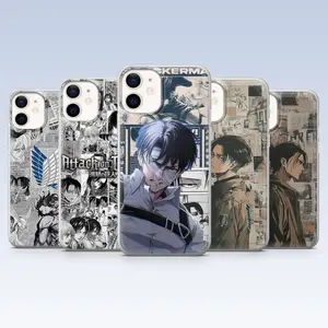Attack on Titan Phone Case Levi Ackerman AOT Cover for iPhone, Compatible with iPhone 11, 12, 13, 14, 15, 16, 17 & Samsung S22 S23 S24 S25 – check our available sizes