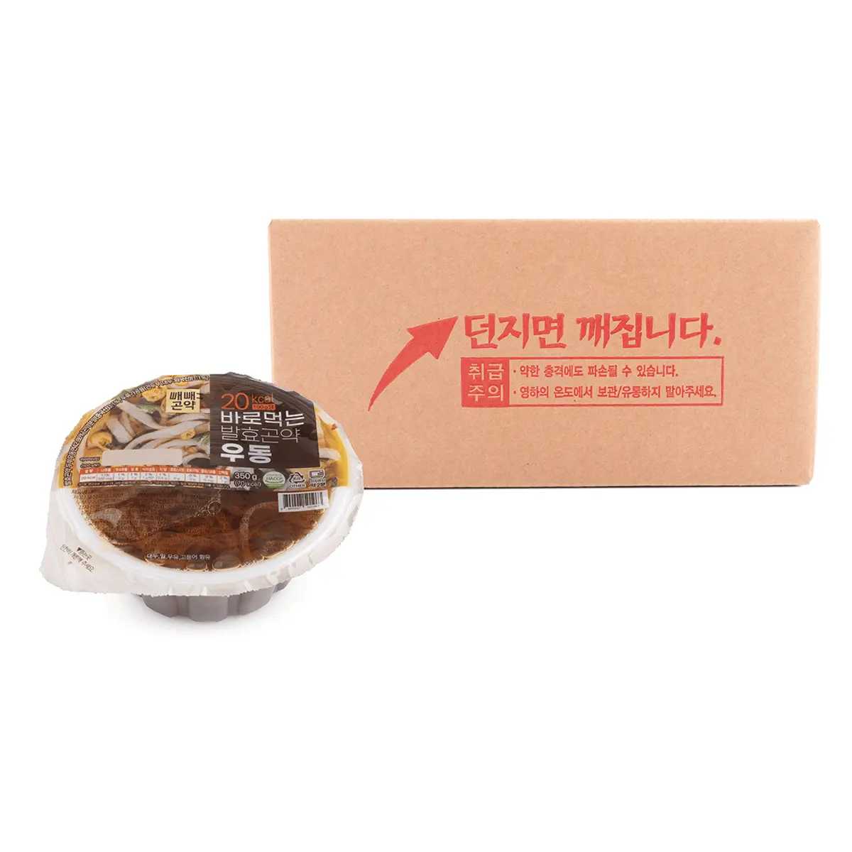 Fermented Konjac Udon Noodles - Konjac Jelly Noodles, Chewy, Healthy, Classic, Low-Sugar Instant Pantry Staple Meal, 350g*4 Pack Ready-to-Eat Cupboard Food, Konjac Jelly Noodle