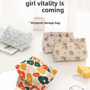 Self-Closing Waterproof Makeup Bag - Shrapnel Storage Bag for Girls with VITALITY Design