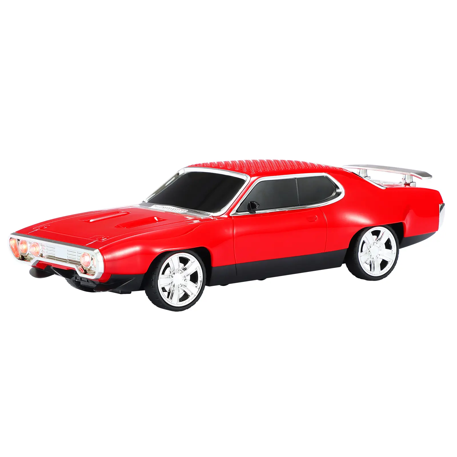 WSTER WS-620 Plymouth GTX Car Model Portable Bluetooth Speaker - Rechargeable Stereo Speaker with AUX Input, USB, TF Card, USB Type-C, Seamless Audio Streaming for Mobile Devices, ABS Build, Ideal Black Friday Holiday Gift
